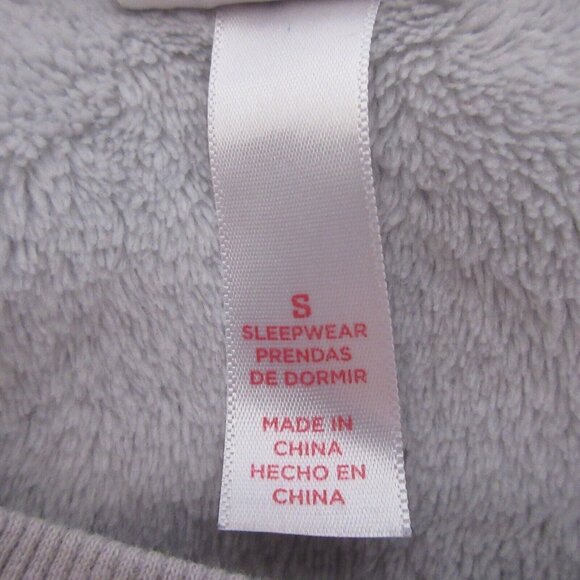Wondershop Sweater Sz Small Sleepwear Gray Fleece Long Sleeve Crewneck Pullover - Picture 4 of 8